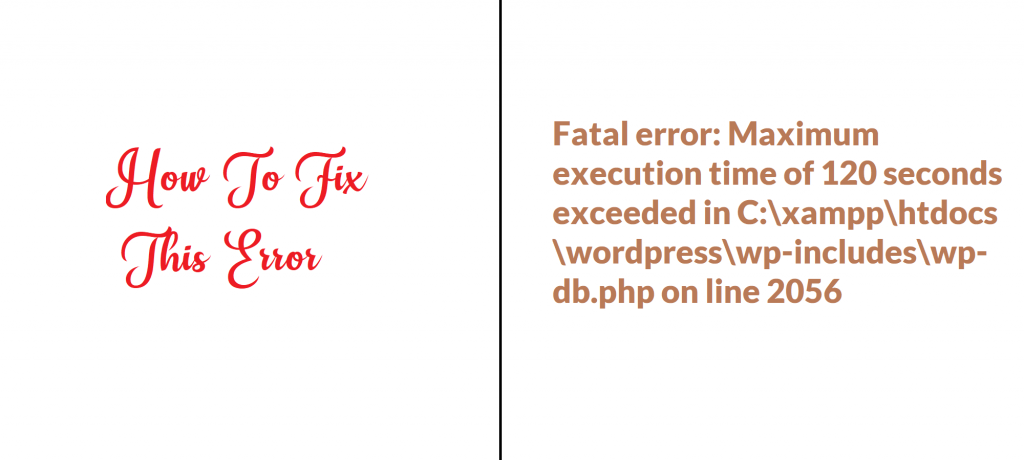 how to fix maximum execution time excceded